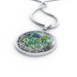 AG2208071 My Mind Still Talks To You Dragonflies Flower Luxury Necklace with Back Engraving