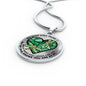 SP0109046 My Mind Still Talks To You Dragonflies Broken Heart Luxury Necklace with Back Engraving