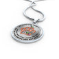 JL1507009 My Mind Still Talks To You Green Hummingbirds Rose Gold One Paw Luxury Necklace with Back Engraving