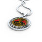 AG0408073 My Mind Still Talks To You Red Cardinals Gold Celtic Knot Tree Of Life Luxury Necklace with Back Engraving