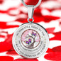 POLVSH0002 Purple Butterfly Pink Tree Of Life Chakra My Mind Talks To You Luxury Necklace with Back Engraving