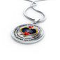 JL1407019 My Mind Still Talks To You Red Cardinals Tree Of Life And Heart Luxury Necklace with Back Engraving