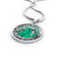 AG2508063 My Mind Still Talks To You Hummingbirds Flower Luxury Necklace with Back Engraving