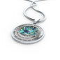 My Mind Still Talks To You Blue Dragonflies Tree Of Life SP2209017 Luxury Necklace with Back Engraving