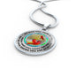 JL1407001 My Mind Still Talks To You Red Cardinals Opal Gold Tree Of Life Luxury Necklace with Back Engraving