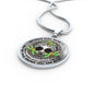 AG0408089 My Mind Still Talks To You Golden Dragonflies Silver Celtic Knot Tree Of Life Luxury Necklace with Back Engraving