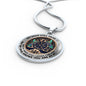 AG1208041 My Mind Still Talks To You Hummingbirds Rose Gold Celtic Tree Of Life Luxury Necklace with Back Engraving