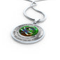 My Mind Still Talks To You Blue Dragonflies Celtic Tree Of Life And Moon SP1909049 Luxury Necklace with Back Engraving