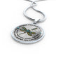 TMCN0077 Turquoise Dragonfly My Mind Still Talks To You Tree Of Life Luxury Necklace with Back Engraving
