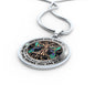 AG2008057 My Mind Still Talks To You Hummingbirds Tree Of Life Luxury Necklace with Back Engraving