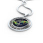 AG0608101 My Mind Still Talks To You Golden Dragonflies Silver Celtic Knot Tree Of Life Luxury Necklace with Back Engraving