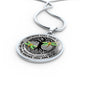 AG0608108 My Mind Still Talks To You Golden Dragonflies Black Celtic Knot Tree Of Life Luxury Necklace with Back Engraving
