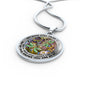 AG2908079 My Mind Still Talks To You Dragonflies Flower Luxury Necklace with Back Engraving