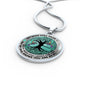 AG1308057 My Mind Still Talks To You Hummingbirds Tree Of Life Luxury Necklace with Back Engraving