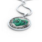 SP0109051 Mind Still Talks To You Hummingbirds Broken Heart Of Rocks Luxury Necklace with Back Engraving