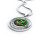 My Mind Still Talks To You Purple Butterflies Celtic Tree Of Life And Moon SP1909038 Luxury Necklace with Back Engraving