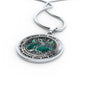 AG2208078 My Mind Still Talks To You Hummingbirds Silver Tree Of Life Luxury Necklace with Back Engraving
