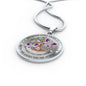 My Mind Still Talks To You Purple Butterflies Tree Of Life Craft SP1909046 Luxury Necklace with Back Engraving