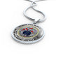 JL2207013 My Mind Red Cardinals Silver Tree Of Life With Birthstone Luxury Necklace with Back Engraving