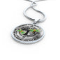 AG0608102 My Mind Still Talks To You Golden Dragonflies Black Celtic Knot Tree Of Life Luxury Necklace with Back Engraving