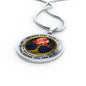 AG0608094 My Mind Still Talks To You Red Cardinals Gold Moon Tree Of Life And Galaxy Luxury Necklace with Back Engraving