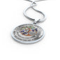 My Mind Still Talks To You Purple Butterflies Tree Of Life Craft SP1909045 Luxury Necklace with Back Engraving