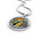 AG2108050 My Mind Still Talks To You Hummingbirds Tree Of Life Luxury Necklace with Back Engraving