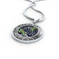 AG1208032 My Mind Still Talks To You Dragonflies Silver Celtic Tree Of Life Luxury Necklace with Back Engraving