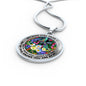 AG2808034 My Mind Still Talks To You Hummingbirds Flower Luxury Necklace with Back Engraving