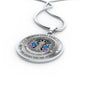 My Mind Still Talks To You Turquoise Butterflies Celtic Tree Of Life SP1909030 Luxury Necklace with Back Engraving
