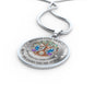 My Mind Still Talks To You Turquoise Butterflies Tree Of Life Craft SP1909044 Luxury Necklace with Back Engraving