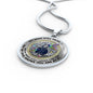 JL2207013 My Mind Hummingbird Silver Tree Of Life With Birthstone Luxury Necklace with Back Engraving