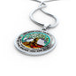 AG1308060 My Mind Still Talks To You Hummingbirds Tree Of Life Luxury Necklace with Back Engraving