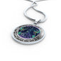 AG0608128 My Mind Still Talks To You Hummingbirds Metal Tree Of Life Luxury Necklace with Back Engraving
