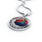 AG2008038 My Mind Still Talks To You Red Cardinals Cardinals Tree Of Life Luxury Necklace with Back Engraving