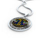 JL2807326 My Mind Still Talks To You Green Hummingbirds Golden Mom And Child Tree Of Life With Galaxy Luxury Necklace with Back Engraving