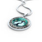 AG1508035 My Mind Still Talks To You Hummingbirds Tree Of Life Luxury Necklace with Back Engraving