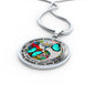 AG2108001 My Mind Still Talks To You Turquoise Butterflies Yin Yang Tree Of Life Luxury Necklace with Back Engraving