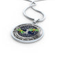 AG0608104 My Mind Still Talks To You Golden Dragonflies Silver Celtic Knot Tree Of Life Luxury Necklace with Back Engraving