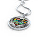 SP0109041 My Mind Still Talks To You Dragonflies Broken Heart Luxury Necklace with Back Engraving