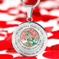 POLVSH0011 Hummingbird Pink Tree Of Life Chakra v2 My Mind Talks To You Luxury Necklace with Back Engraving