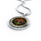 AG0608081 My Mind Still Talks To You Red Cardinals Gold Celtic Knot Tree Of Life Luxury Necklace with Back Engraving