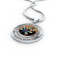My Mind Still Talks To You Blue Dragonflies Wood Tree Of Life SP1909055 Luxury Necklace with Back Engraving