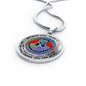 AG0408071 My Mind Still Talks To You Red Cardinals Metal Celtic Knot Tree Of Life And Galaxy Luxury Necklace with Back Engraving