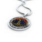 JL2807213 My Mind Still Talks To You Red Cardinals Golden Mom And Child Tree Of Life With Galaxy Luxury Necklace with Back Engraving
