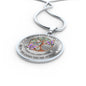 My Mind Still Talks To You Purple Butterflies Tree Of Life Craft SP1909042 Luxury Necklace with Back Engraving
