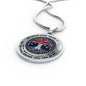 AG0608085 My Mind Still Talks To You Red Cardinals Silver Celtic Knot Tree Of Life Luxury Necklace with Back Engraving