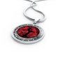 AG1308038 My Mind Still Talks To You Red Cardinals Tree Of Life Luxury Necklace with Back Engraving