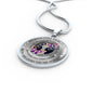 My Mind Still Talks To You Purple Butterflies Celtic Tree Of Life SP1909029 Luxury Necklace with Back Engraving