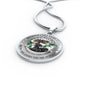 My Mind Still Talks To You Green Hummingbirds Chakra Tree Of Life SP1909065 Luxury Necklace with Back Engraving